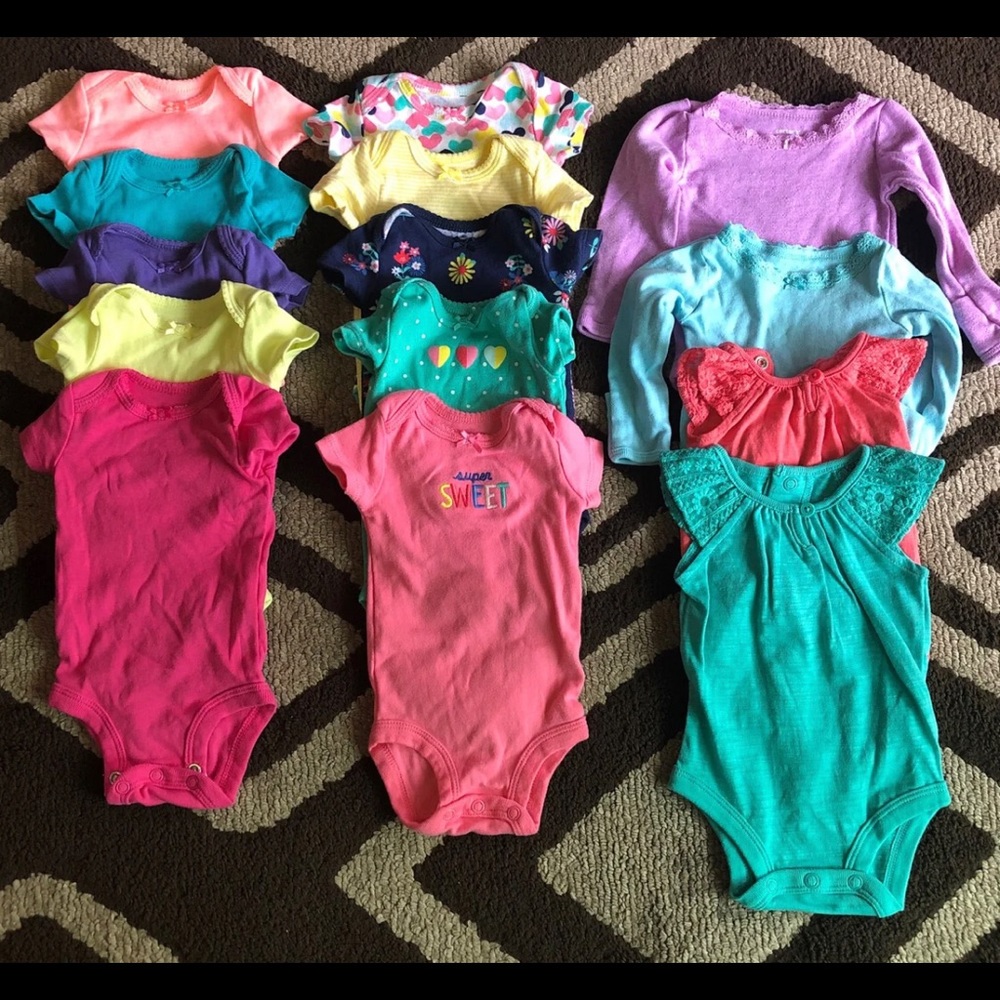 Newborn girl onesies